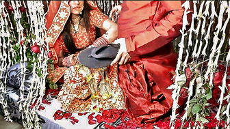 Desi honeymoon bride in lehenga xxx video