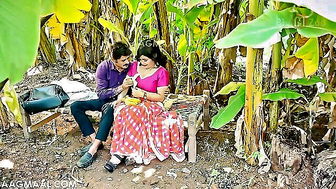 Desi Indian MILF outdoor flirting full scene