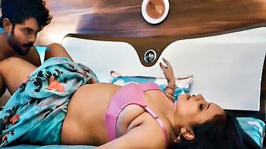Desi pregnant aunty saree seduction hardcore sex