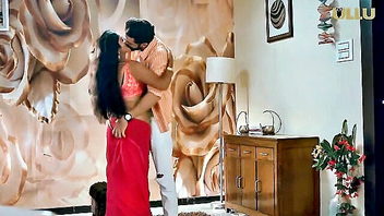 Desi babe red skirt seduction full scene