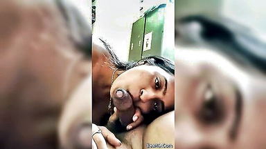 Tamil beauty POV deepthroat blowjob sex video