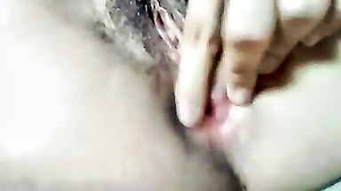 Indian teen hairy pussy closeup sex video
