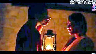 Lantern lit desi village couple uncut sex video