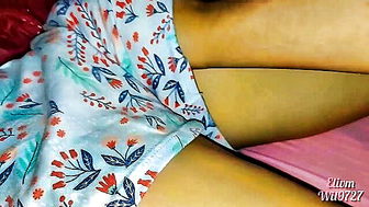 Desi stepsister floral dress tease porn video