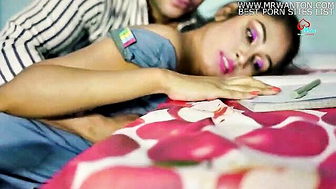 Desi classroom bed tease full scene