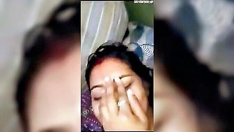 Indian girlfriend bindi eye tease full scene