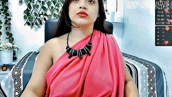 Indian girl pink saree tease hardcore sex