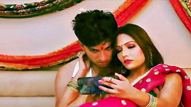 Sarla Bhabhi red saree seduction full scene