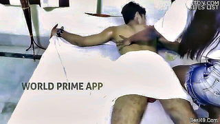 Ebony babe teases desi hunk hardcore sex