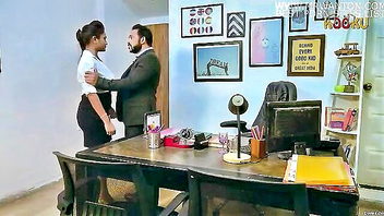 Office romance with Indian couple uncut sex video