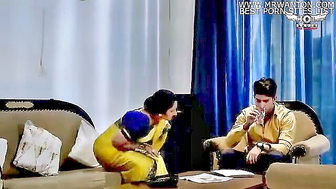 Desi aunty interview doggy style porn video
