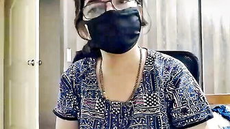 Indian MILF in glasses teasing explicit porn
