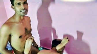 Desi wife caught in threesome hardcore sex