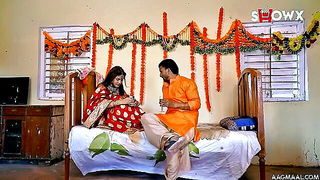 Pregnant Ek Raat in saree porn movie