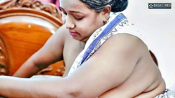 Busty Indian stepmom saree tease xxx video