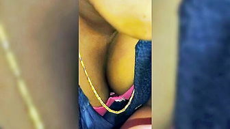Tamil wife pink bra tease porn video