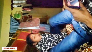 Riya Bhabi asleep bed tease sex video