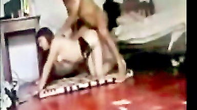 Indian mommy oily doggy pounding porn clip
