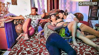 Indian BBW wife gangbang cumshot porn movie