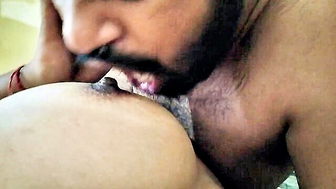 Indian stepbro sucks stepsis tits xxx clip