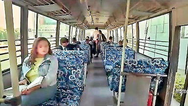 Primeshorts brunette bus tease xxx video