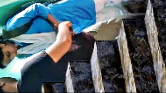 Luxcream2 pool stairs handjob uncut sex video