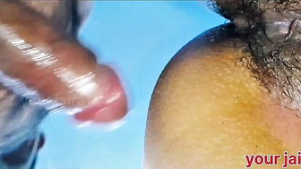 Indian wife first anal closeup sex video