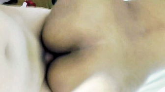 Indian babe doggy style closeup full scene