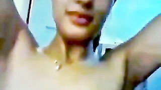 Indian topless girl selfie xxx video