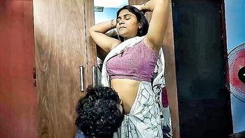 Mallu aunty navel tongue worship xxx clip