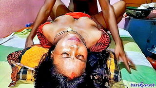 Desi aunty red saree missionary xxx video