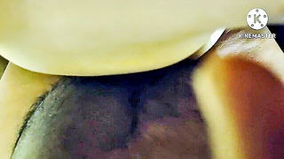 Indian cuckold creampie dripping close-up porn clip