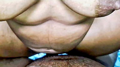 Busty Indian step-auntie outdoor cowgirl hardcore sex