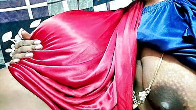Curvy Indian stepmom satin saree uncut sex video