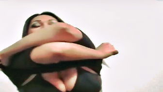 Indian babe POV big tits tease porn video