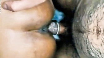 Tamil aunty FFM threesome porn movie