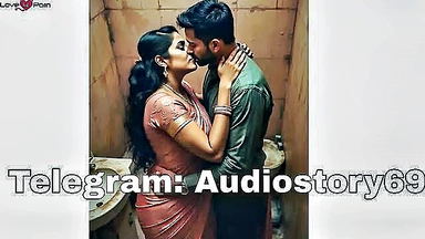 Indian aunty saree kissing lover full scene