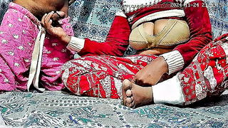 Indian couple foreplay red lingerie porn movie