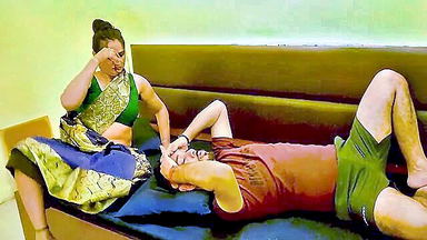 Indian servant saree boss massage xxx video