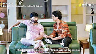 Damadji S2 sofa hand tease explicit porn