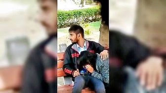 Amateur Indian couple outdoor oral porn movie