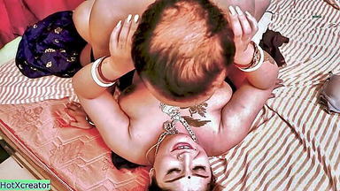 Busty Indian babe missionary pounding porn video