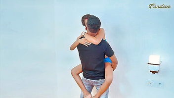 Indian amateur piggyback hug xxx clip