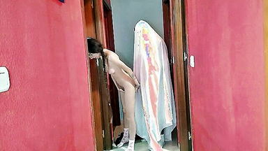 Spooky ghost fucks Indian teen porn video