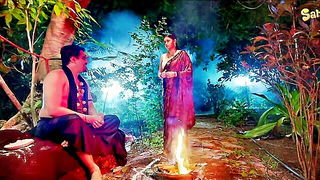 Indian saree couple jungle fire uncut sex video