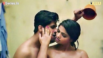 Indian couple shower kiss porn video