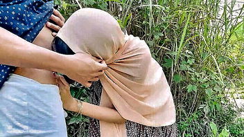 Kenichi hijab lover outdoor blowjob porn movie