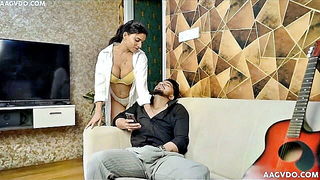 Resmi R Nair couch tease porn clip
