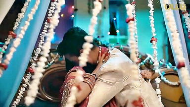 Indian babe in red lehenga porn movie