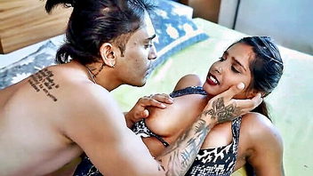 Tattooed Indian babe wild romp explicit porn